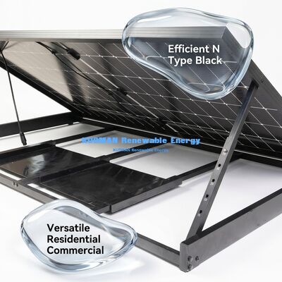 Painel Solar Ultra Fino de 30mm com Resistência à Intempérie IP65, Painel Fotovoltaico de 24 Volts para Uso Residencial e Comercial
