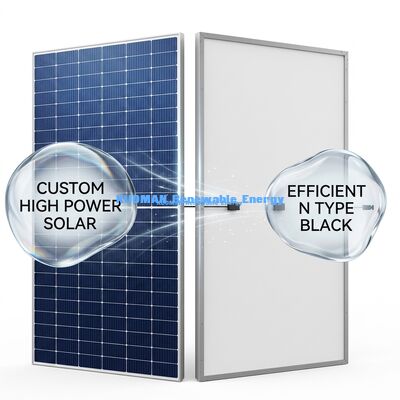Painel solar de 500W-600W com 22% de eficiência e resistência a intempéries IP65 para produção de energia industrial