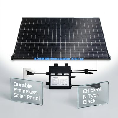 Painel solar de alta potência com resistência IP65 e estrutura de alumínio durável para uso industrial