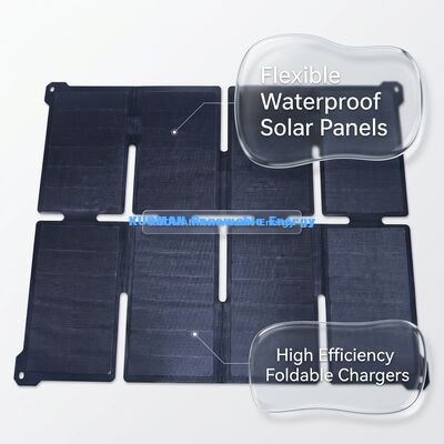 100W carregador solar dobrável com tecnologia solar IBC para telefones e laptops