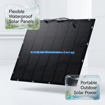 Painel Solar Flexível Dobrável à Prova d'Água IP68 de 100W e 360° para Telhados e Barcos com Certificação FCC