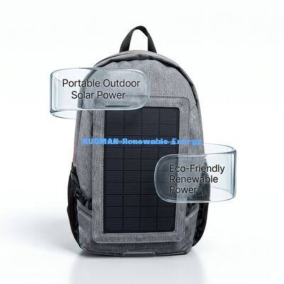 Carregador Solar Leve à Prova de Intempéries de 55W - Painel Solar Portátil para Mochileiros e Caminhantes