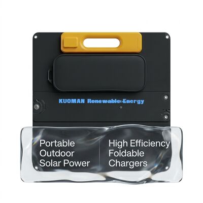 Painel solar portátil de alta potência de polissílico de 120W com classificação de resistência à água IP68 e design dobrável