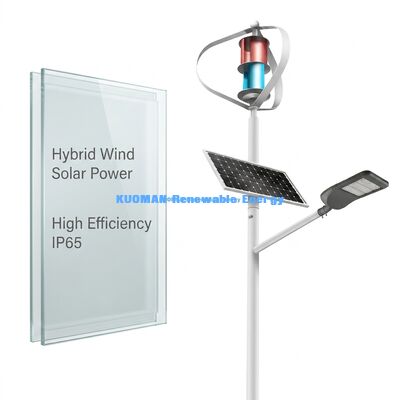 Solar Wind Hybrid LED Street Light IP65 Impermeável com 12 horas * 365 dias Tempo de Trabalho e 100W 150W 200W Opções de Potência
