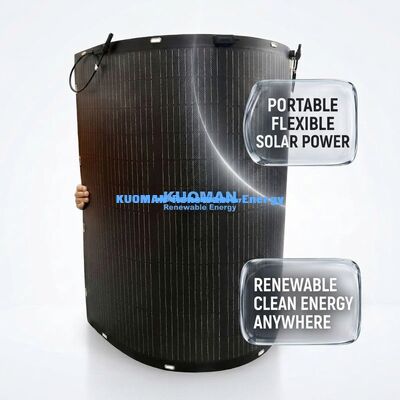 Painel Solar Flexível Ecológico de 200W com Caixa de Junção com Classificação IP67 para Pegada de Carbono Zero