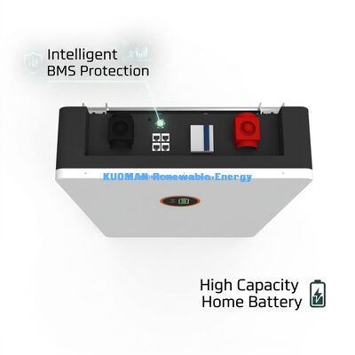 48V 100AH LiFePO4 Bateria doméstica com monitoramento em tempo real e garantia de 10 anos para sistemas de energia solar