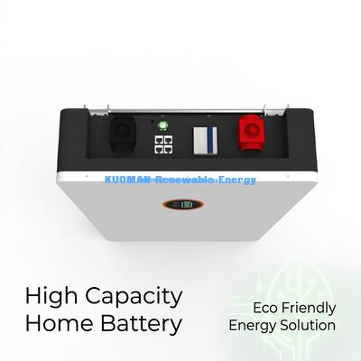 Armazenamento de bateria de lítio doméstica de 48V 100Ah com BMS inteligente e células de grau A para armazenamento confiável de energia