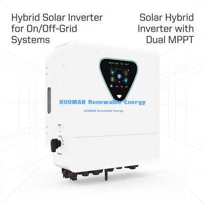 Inverter solar híbrido BSR de 6 kW com classificação IP65 e funcionamento paralelo para uso doméstico e comercial