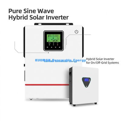 Inversor solar off-grid da série BSSI-IV com saída de onda sinusal pura, carregador MPPT integrado e controle de aplicativos 1000VA/1500VA