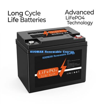 Bateria de Lítio 537.6Wh 12V 40Ah Ciclo Profundo LiFePO4 para Armazenamento de Energia e Carrinho de Golfe