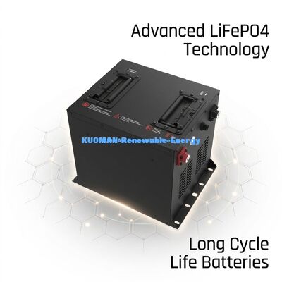 Bateria de carro de golfe LiFePO4 de 36V com 8000 ciclos, capacidade de 50Ah-150Ah e dimensões compactas de 385*338*245mm