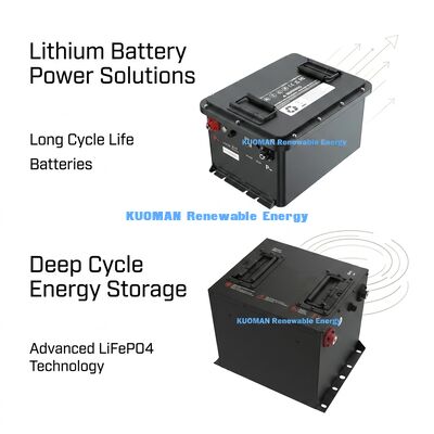 Bateria de carro de golfe LiFePO4 de 48V 50Ah-150Ah com 8000 ciclos de vida para desempenho duradouro