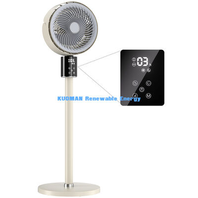 Ventilador de circulação de ar silencioso com controle remoto de oscilação 3D e ventilador de pé para resfriamento de toda a casa