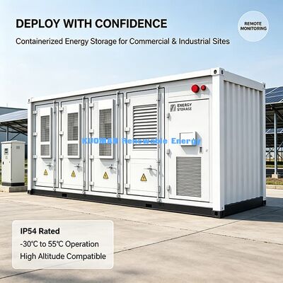 Armazenamento de energia em contêineres de 20 pés e 40 pés | Sistema de armazenamento de energia C&I de capacidade personalizada