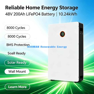Bateria modular LiFePO4 com capacidade escalonável de mais de 8.000 ciclos de vida e monitoramento de células em tempo real para armazenamento de energia renovável