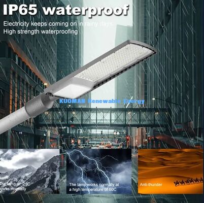 Iluminação de rua LED IP65 durável para estacionamento, campus, iluminação de estradas rurais