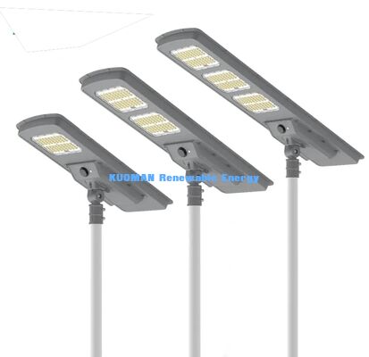 Luz de Rua Solar de Bateria LiFePO4 de 30W com Design Tudo em Um, Lâmpada Solar LED para Estrada à Prova d'Água para Exterior