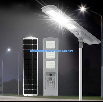 Alumínio Solar Street Light 40W All-in-One Monocristalino Painel Solar Lâmpada de Iluminação Rodoviária