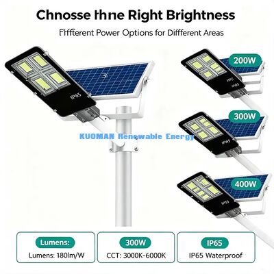 200 300 W CCC C-Tick EMC Certificado Split Solar Street Light