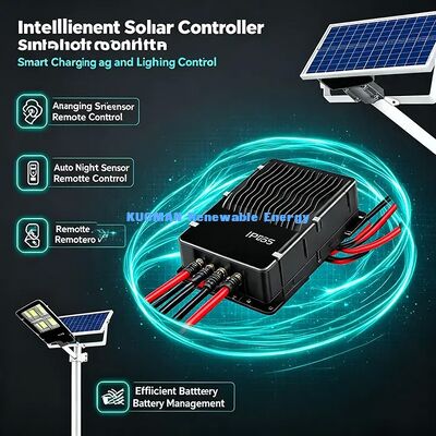 Off Grid Sem custo de eletricidade Iluminação solar de rua para parque agrícola Iluminação de trilhos