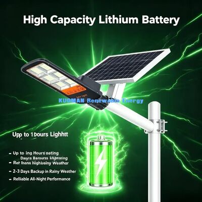 Solução de iluminação exterior de energia renovável