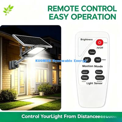 Remote Controlled Solar Street Light Timing Mode Adjustable Brightness Yard Light