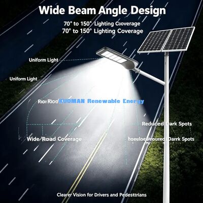 Parque Industrial Solar Street Light Parque de estacionamento Lâmpada solar LED exterior