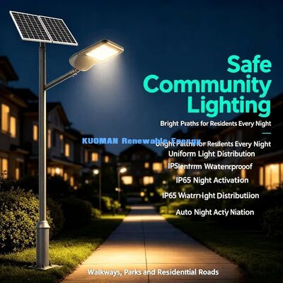 Luz de Rua Solar Dividida de Projeto Municipal Fornecimento Direto de Fábrica Lâmpada LED