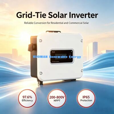 1kW-6kW On Grid Inverter Solar de Fase Única PV Grid Tie Inverter para Sistema Solar Doméstico