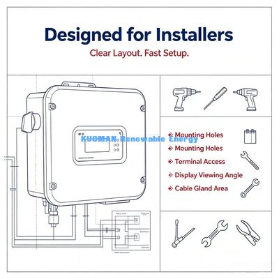 1kW-6kW On Grid Inverter Solar de Fase Única PV Grid Tie Inverter para Sistema Solar Doméstico