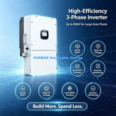 Inversor Solar Híbrido Trifásico de Unidades Paralelas 1-9 Sistema Doméstico Comercial Off Grid