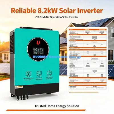 8.2KW Hybrid Solar Inverter 140A AC Charging Current Grid Battery Charging