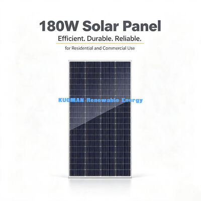 Alimentação do seu RV, barco e caravana: Painel Solar Monocristalino Off-Grid de 180-190W confiável
