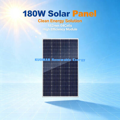 180-190W Alto-Eficiência Mono Painel Solar