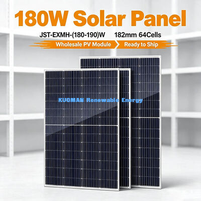 180-190W Alto-Eficiência Mono Painel Solar