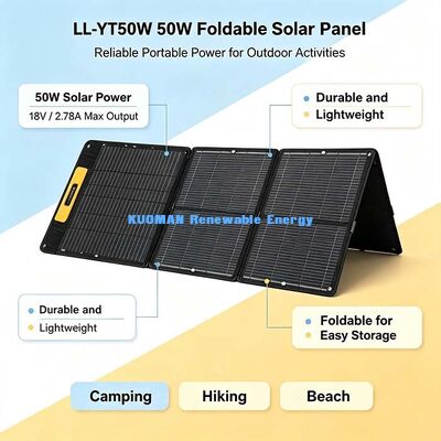 Carregador solar dobrável de 16W montável em mochila, energia solar portátil para caminhadas diárias e viagens