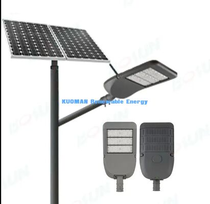 Iluminação de rua LED inteligente de alta eficiência. Iluminação urbana de baixa manutenção ativada pelo movimento.