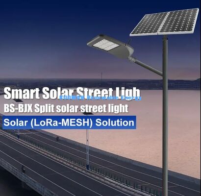 Luz de Rua Inteligente com Controle Remoto | Wi-Fi / 4G Opcional, Iluminação Durável para Rodovias Externas
