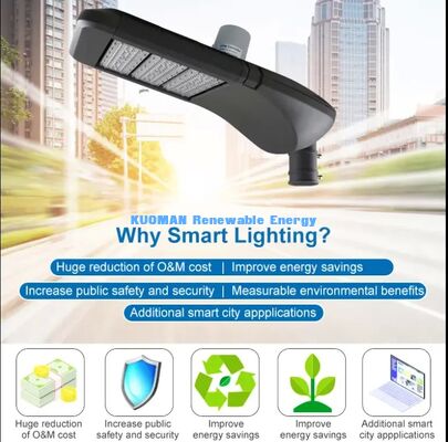 Luz de Rua Inteligente IoT de Baixo Consumo, Corrente de Sono de 200nA, Lâmpada de Rua de Longa Duração