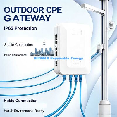 Poste Inteligente Multifuncional Movido a Energia Solar, Ponto de Acesso WiFi, Luz LED, Câmera, Alto-falante e Tela LCD