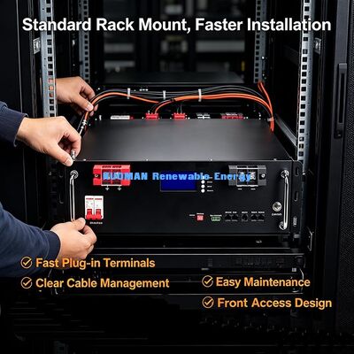 Suporte OEM ODM para Rack LiFePO4 Bateria Personalização de Marca e Gabinete